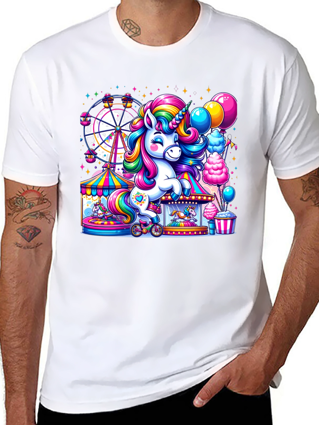 Unicorn Carnival Graphic Tee