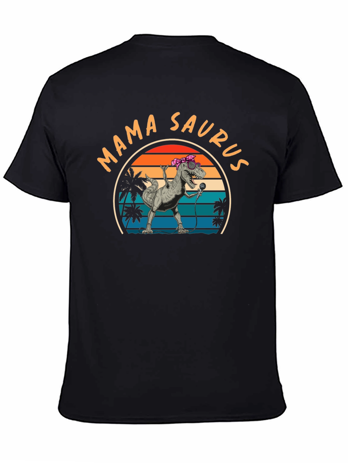 Mama Saurus T-Shirt - Retro Dinosaur Tee