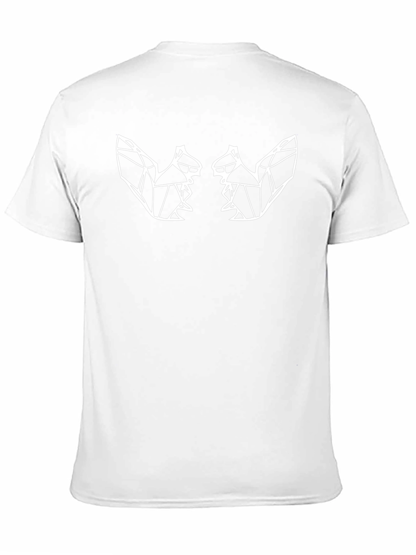 Geometric Squirrel Graphic Tee - Modern Black T-Shirt