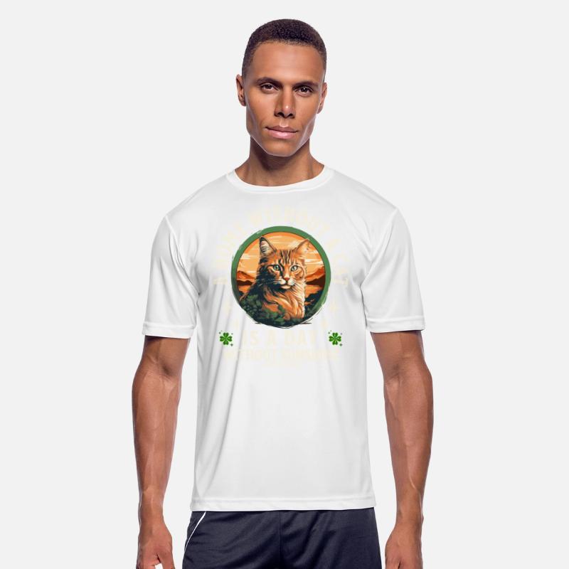 A DAY WITHOUT A CAT IRISH PROVERB Kitty Design