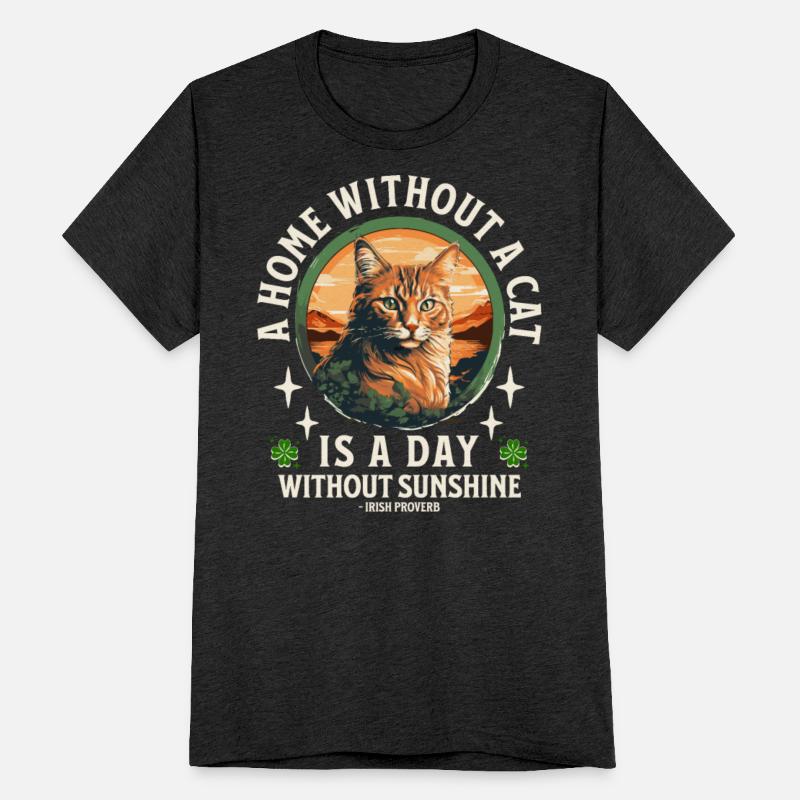A DAY WITHOUT A CAT IRISH PROVERB Kitty Design