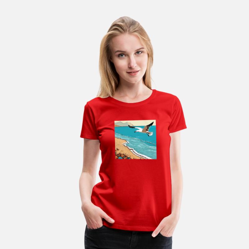A little seagull with in its beak flying ov