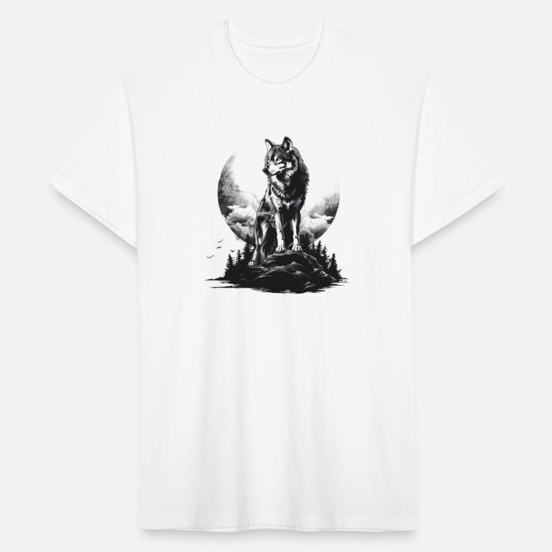 A Majestic Wolf poses for the creator