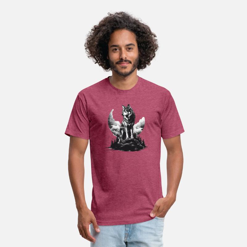 A Majestic Wolf poses for the creator
