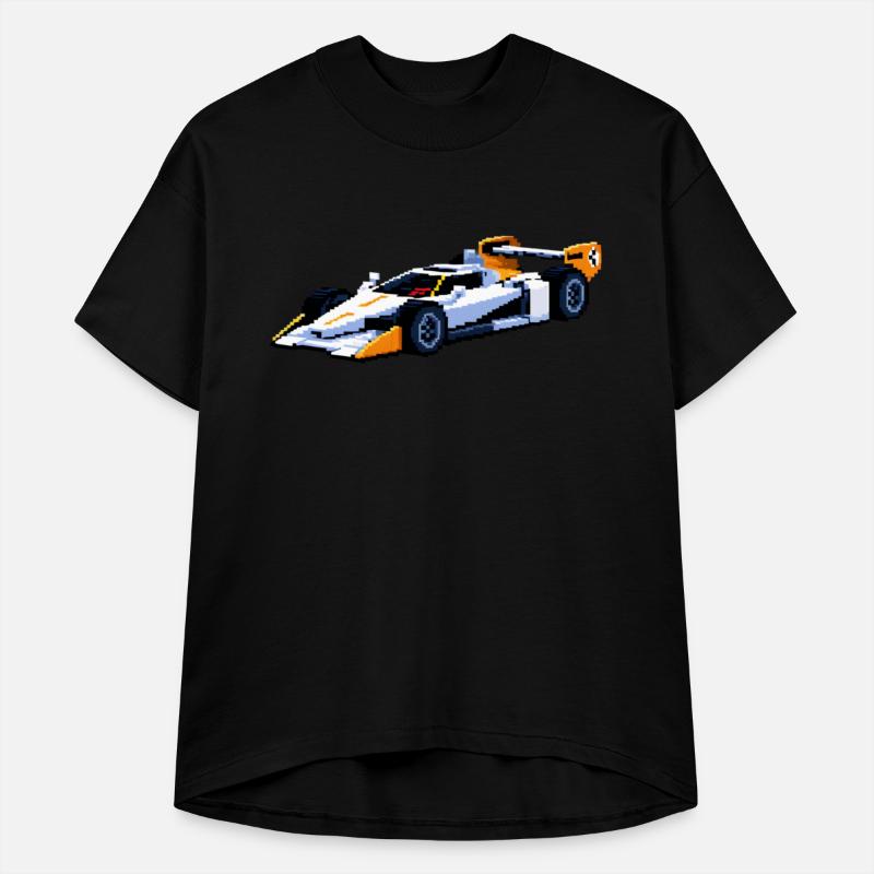 A pixel art of a super racing car