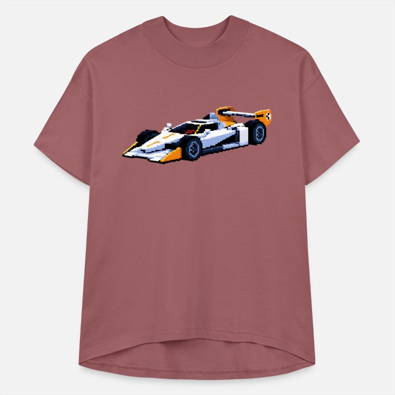 A pixel art of a super racing car