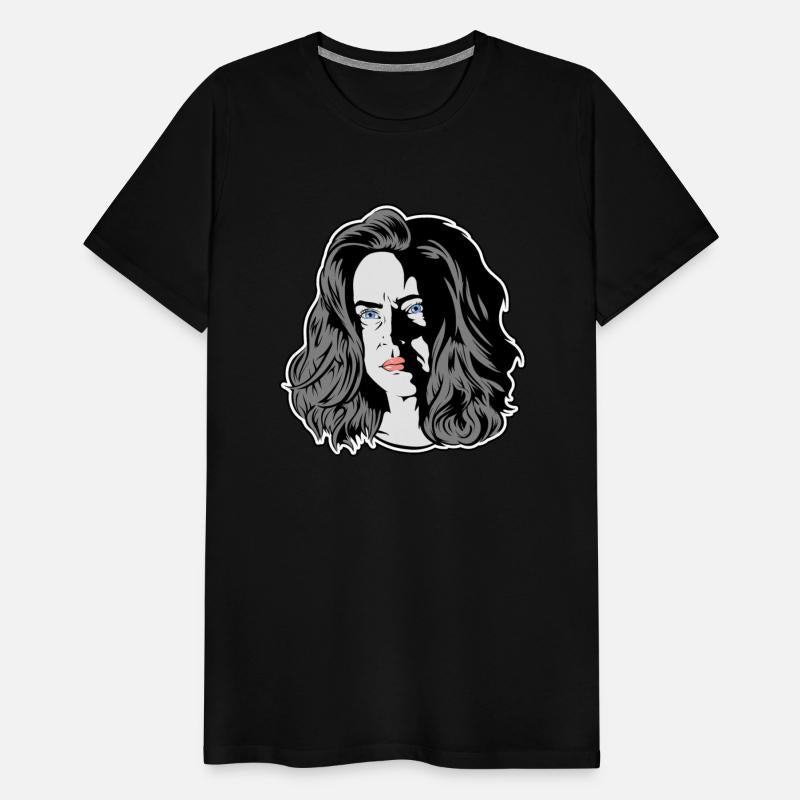 A woman out of a noir movie white