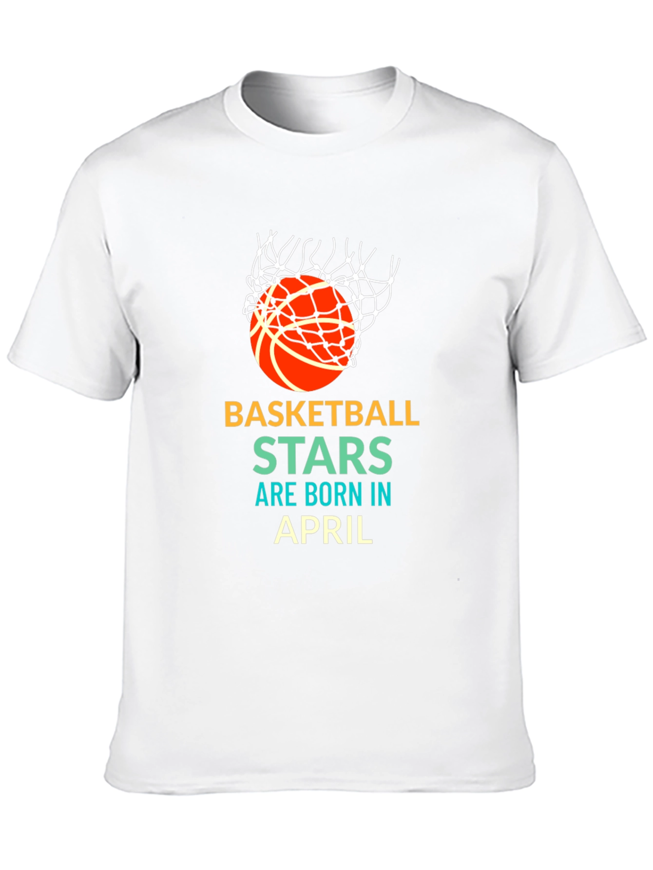 Basketball Stars Born in April T-Shirt