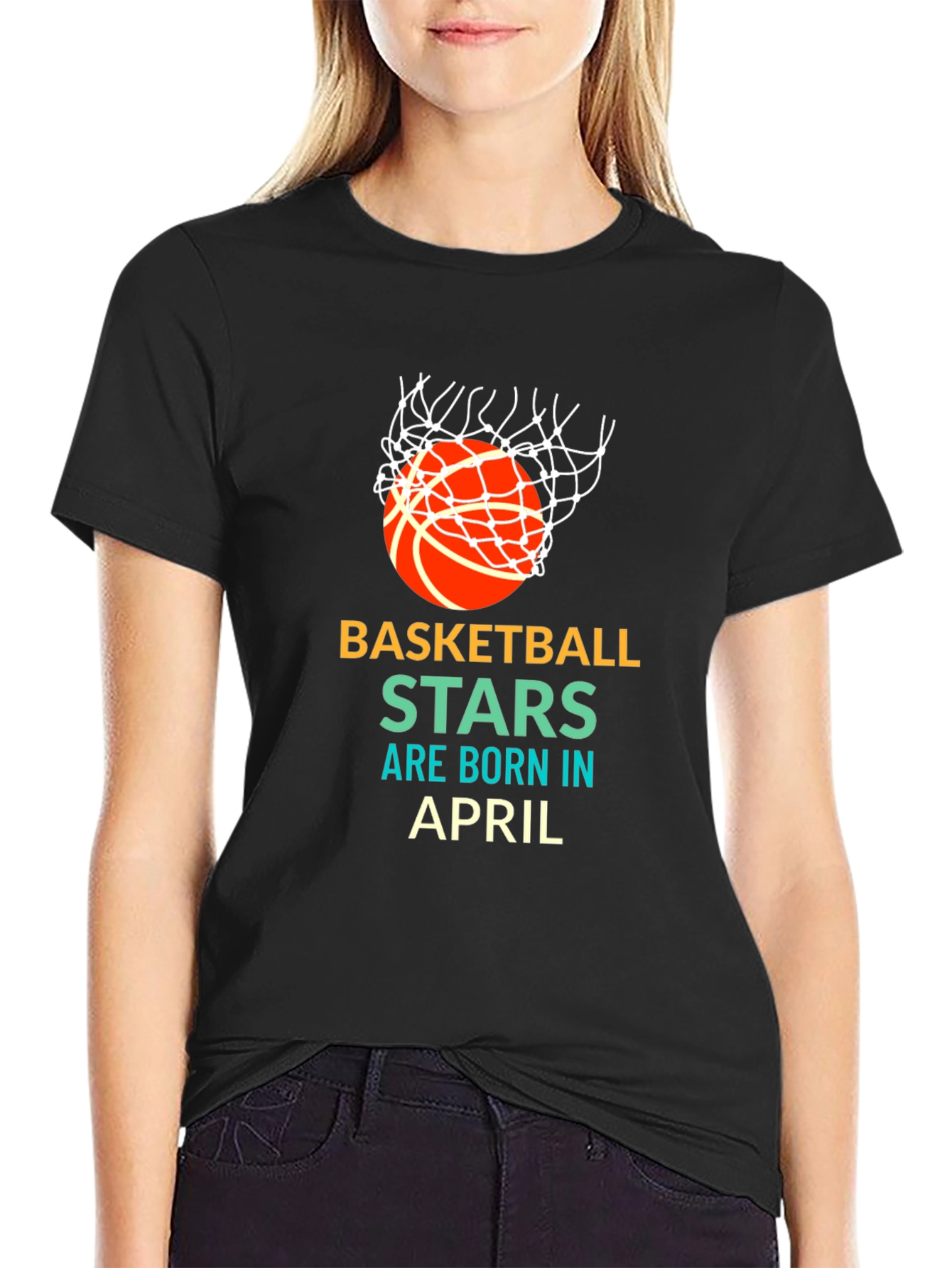Basketball Stars Born in April T-Shirt