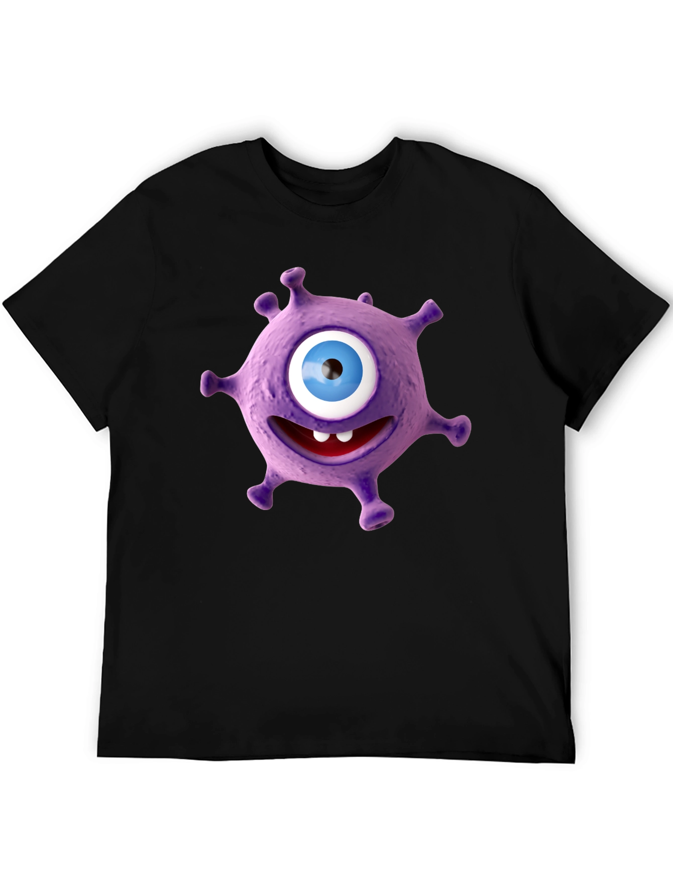 Funny Purple Monster Graphic Tee
