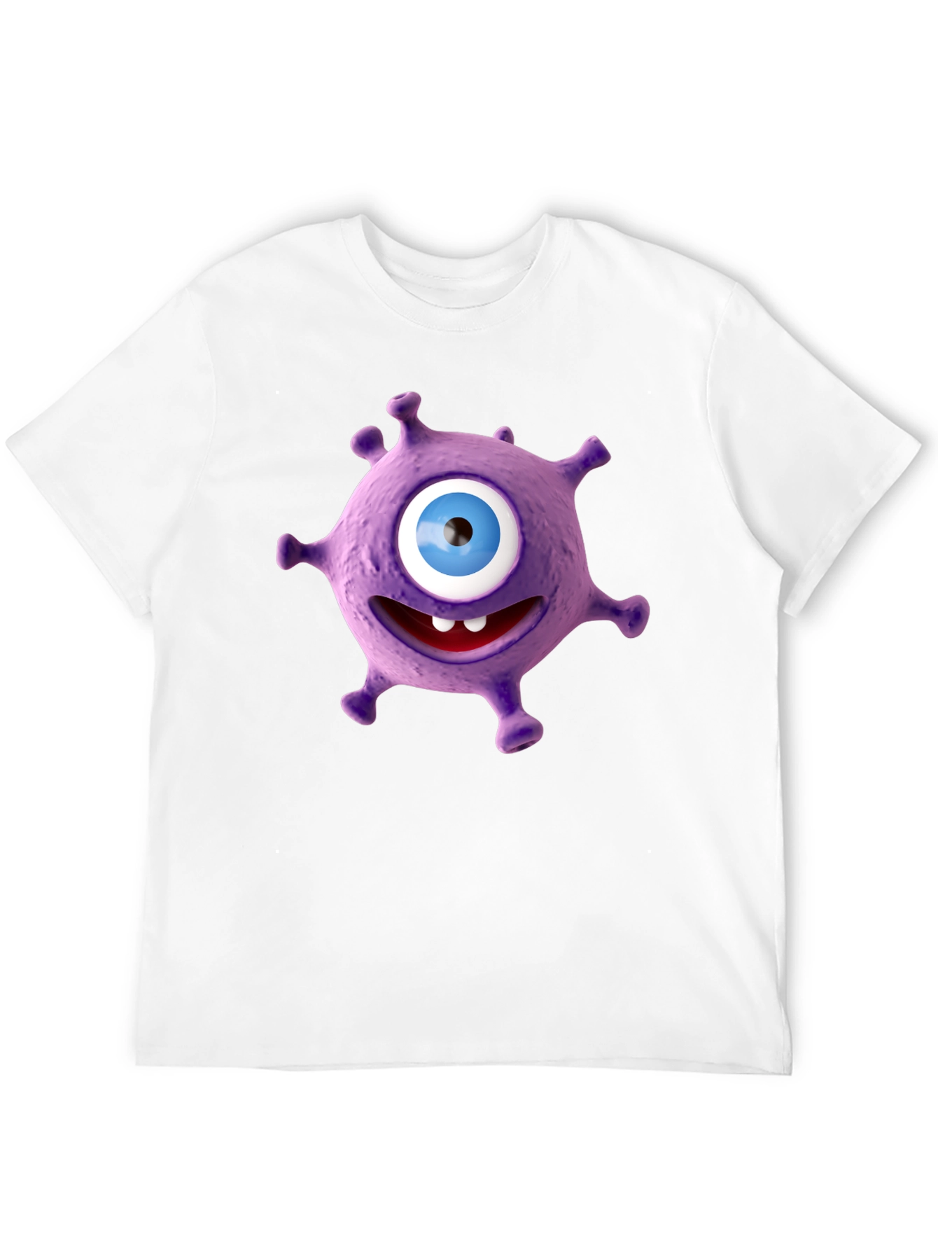 Funny Purple Monster Graphic Tee