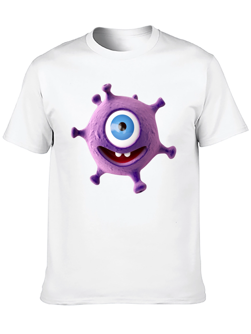Funny Purple Monster Graphic Tee