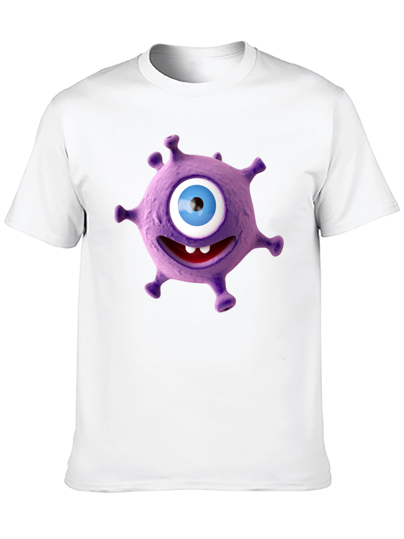 Funny Purple Monster Graphic Tee
