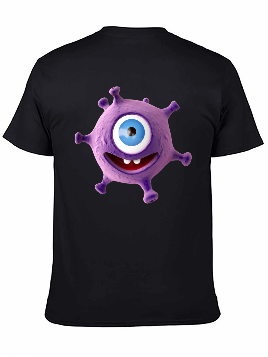 Funny Purple Monster Graphic Tee