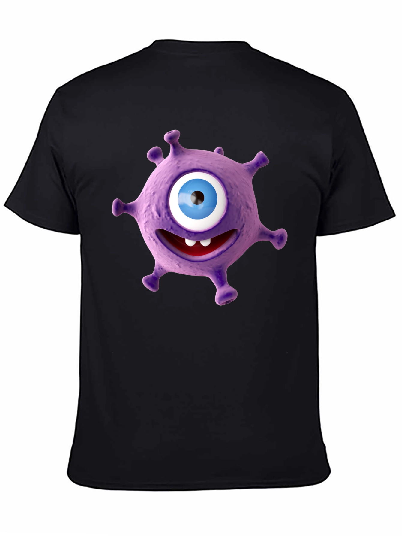 Funny Purple Monster Graphic Tee