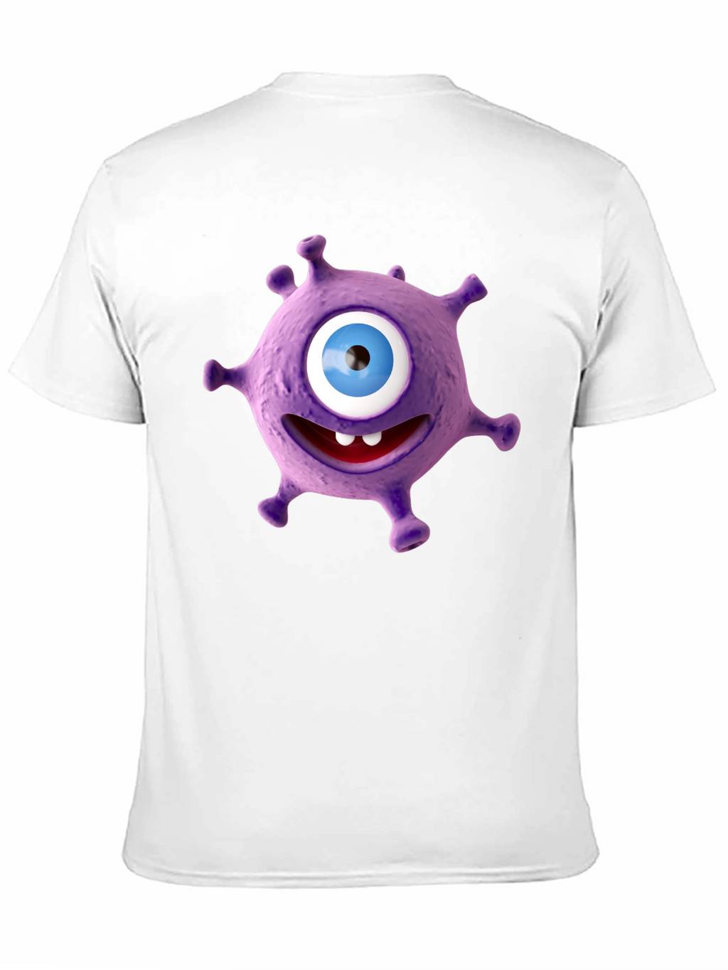 Funny Purple Monster Graphic Tee