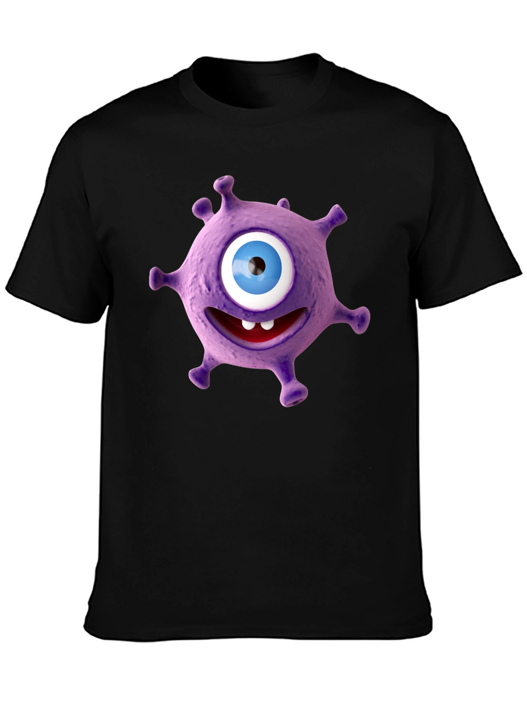 Funny Purple Monster Graphic Tee