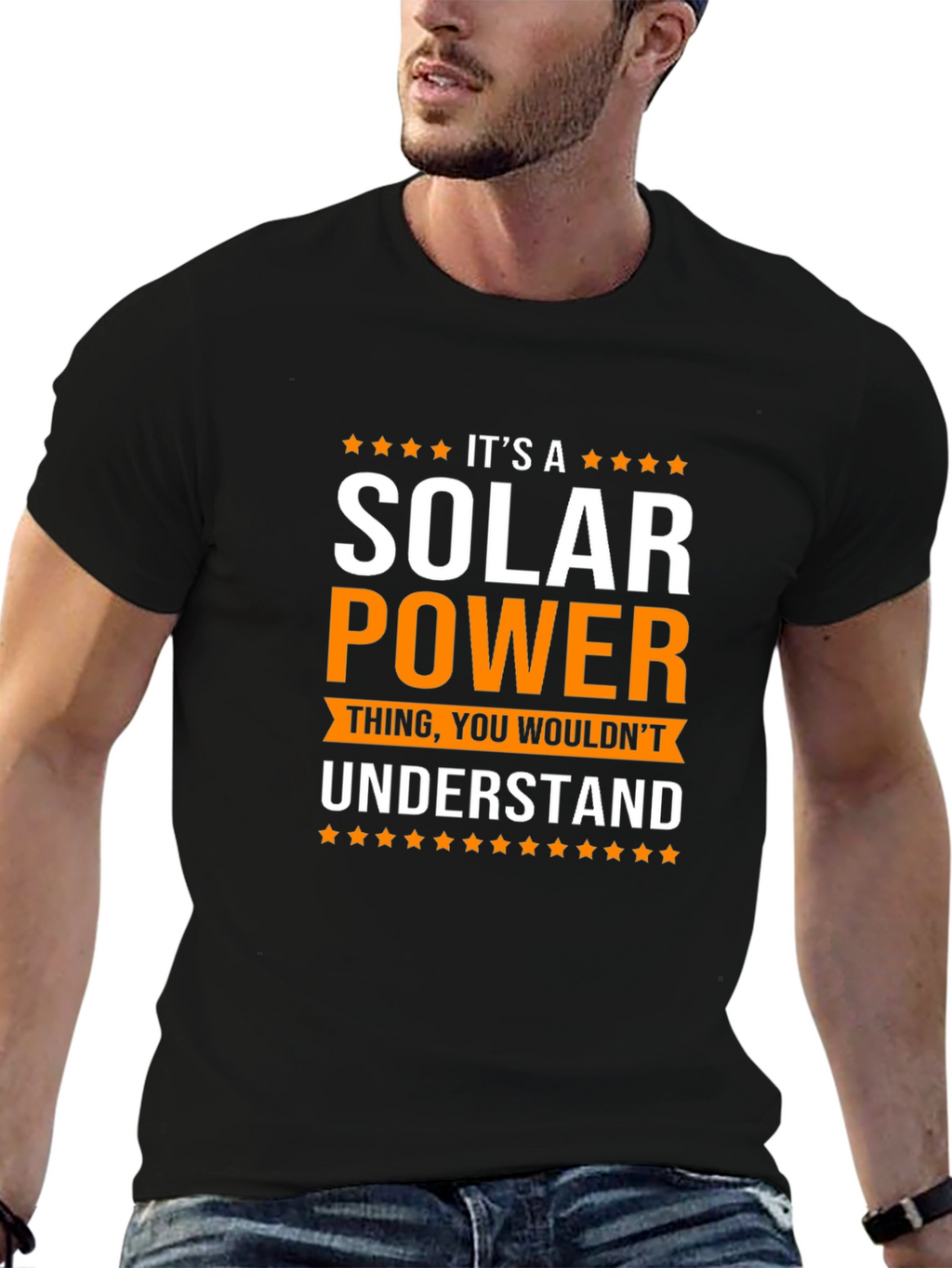 Its a Solar Power Thing T-Shirt - Black