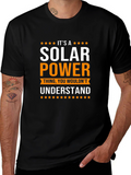 Its a Solar Power Thing T-Shirt - Black