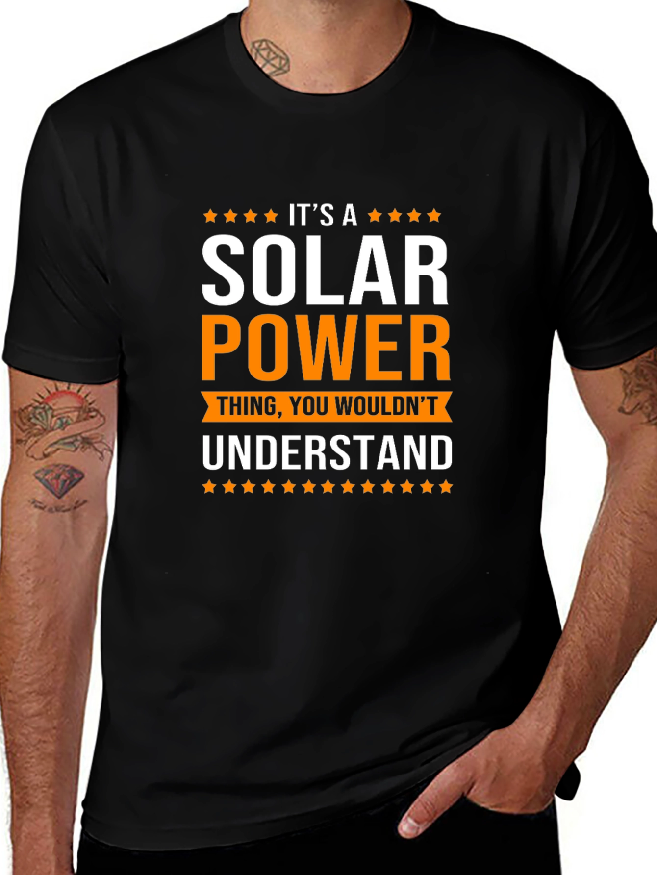 Its a Solar Power Thing T-Shirt - Black