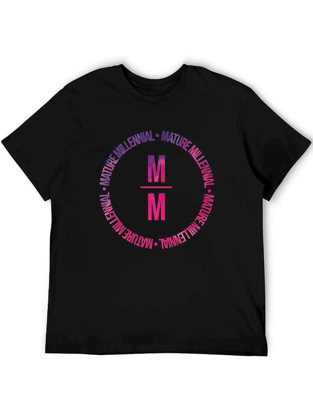 Mature Millennial Graphic Tee - Black