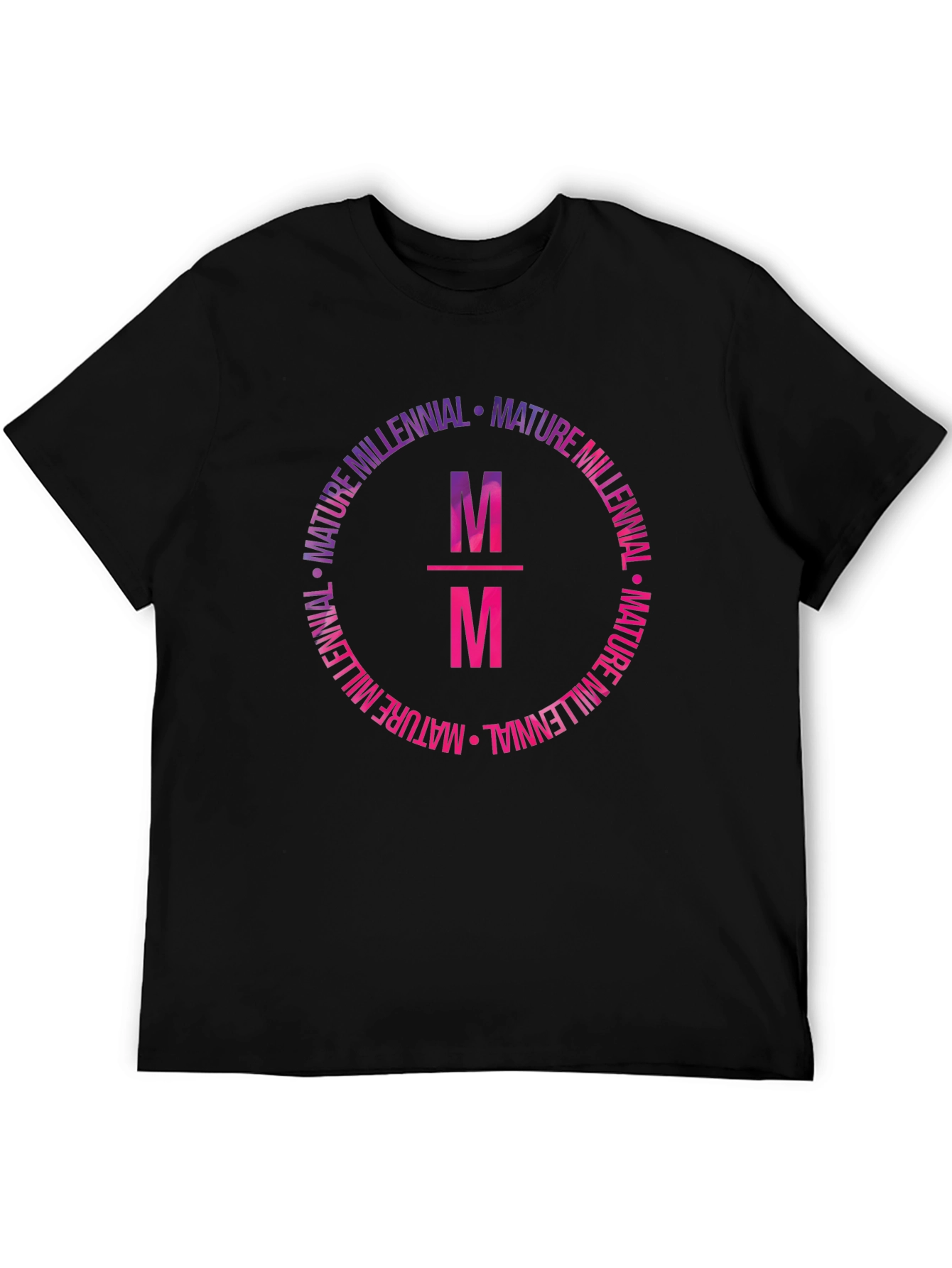 Mature Millennial Graphic Tee - Black
