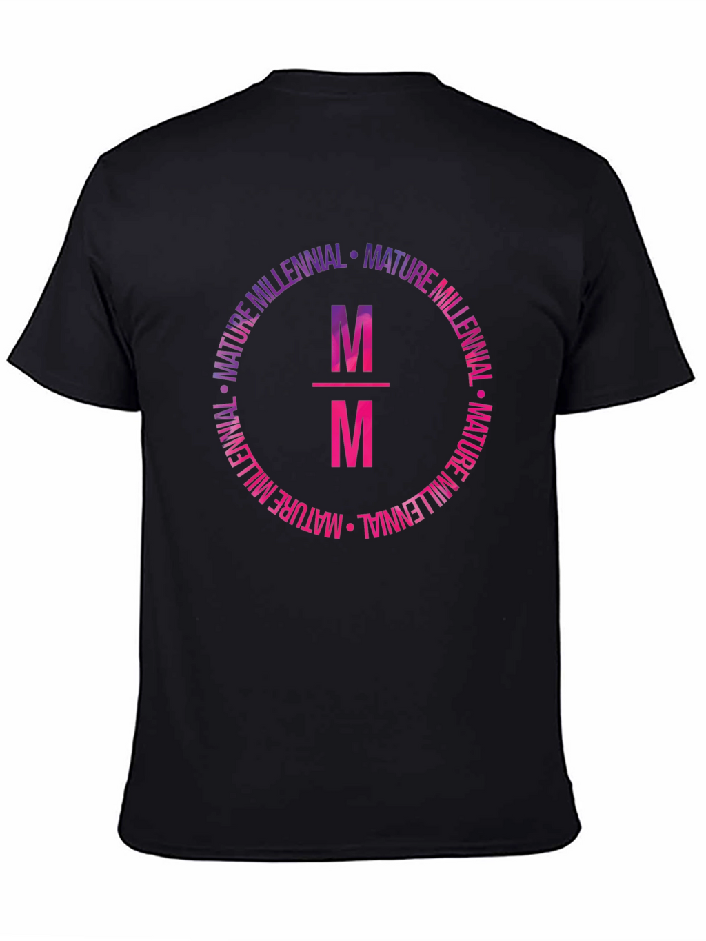 Mature Millennial Graphic Tee - Black