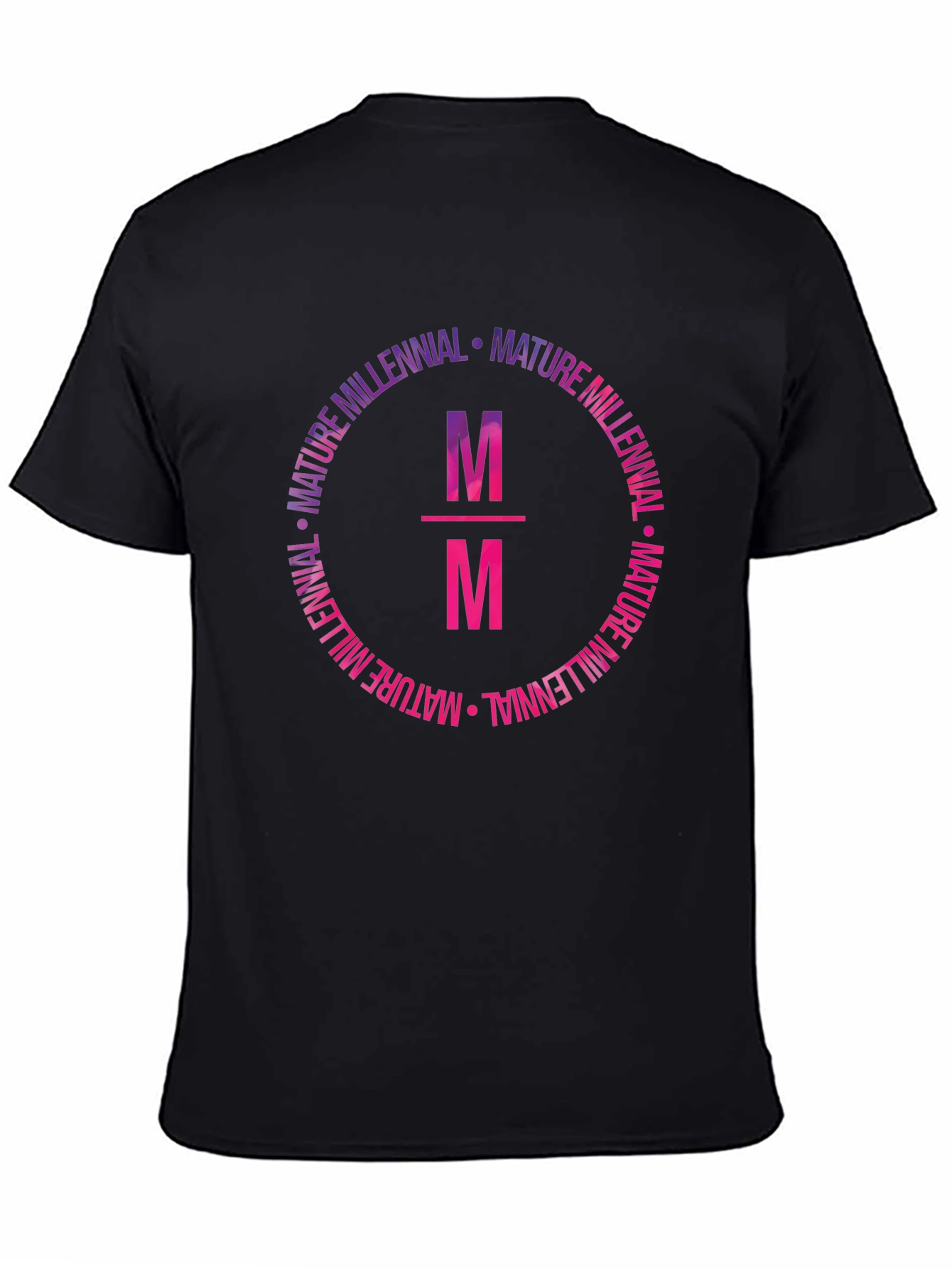 Mature Millennial Graphic Tee - Black
