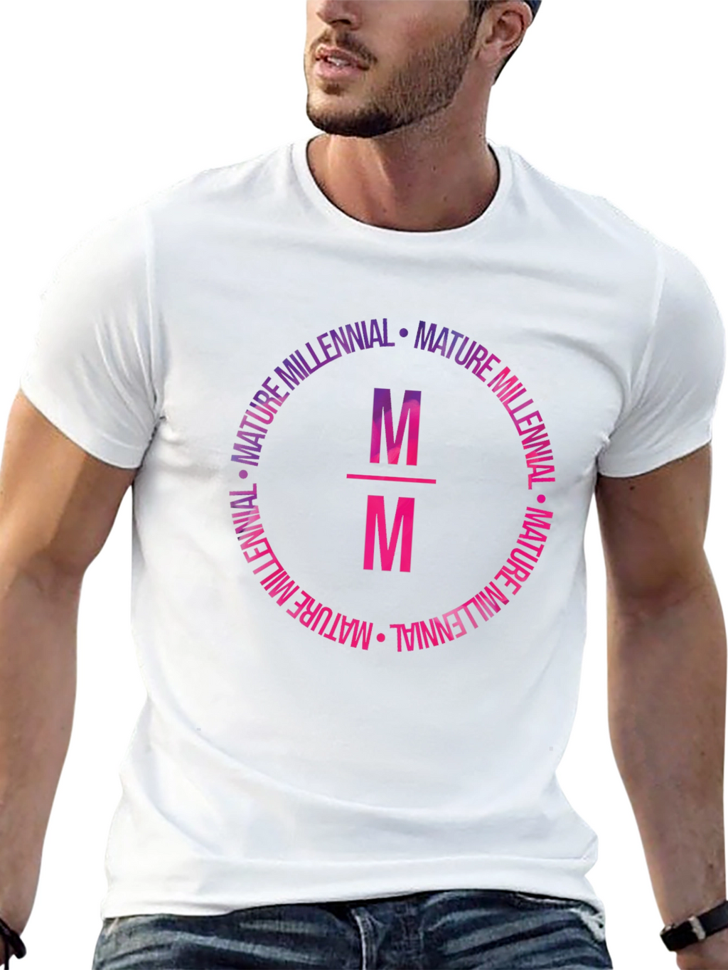 Mature Millennial Graphic Tee - Black