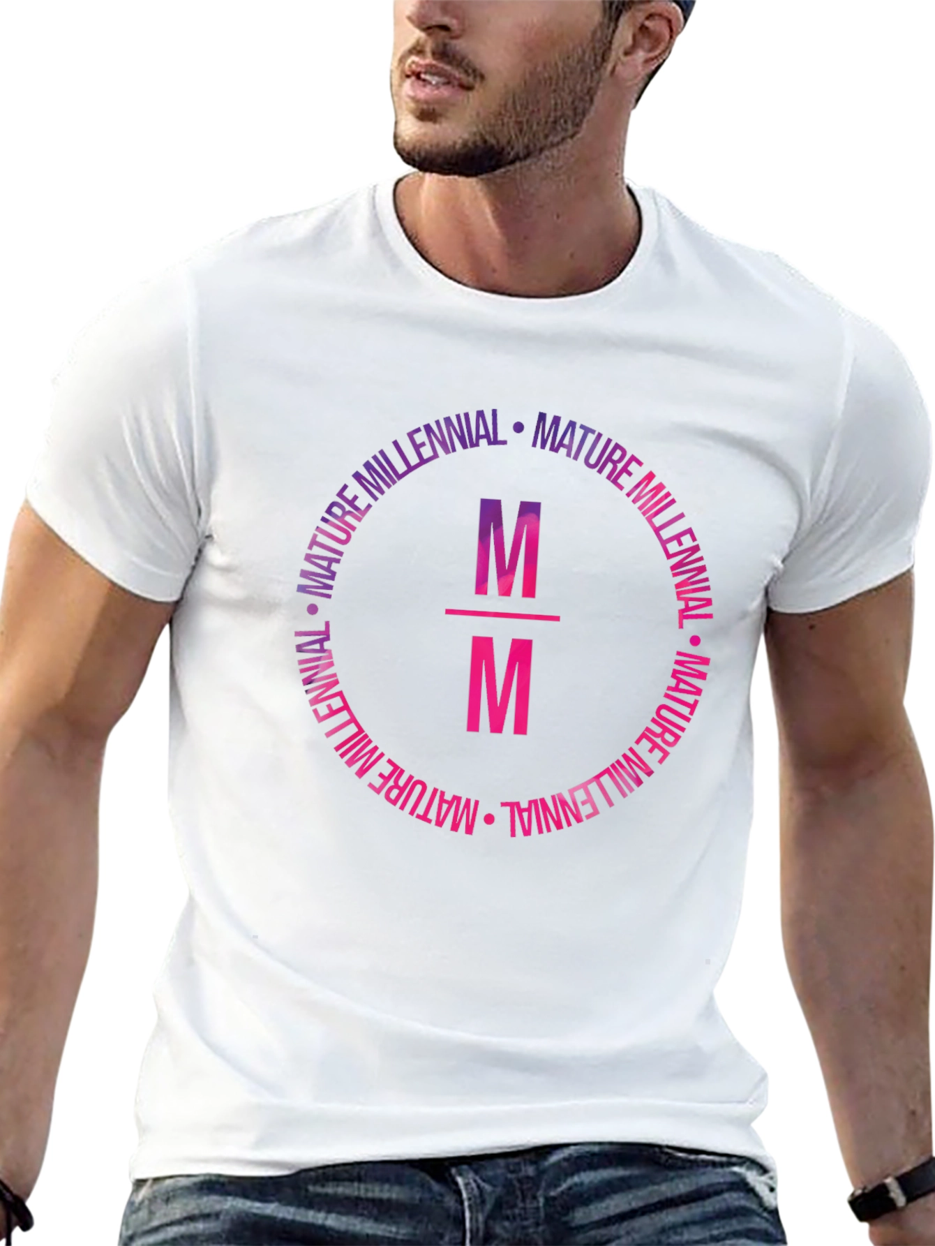 Mature Millennial Graphic Tee - Black