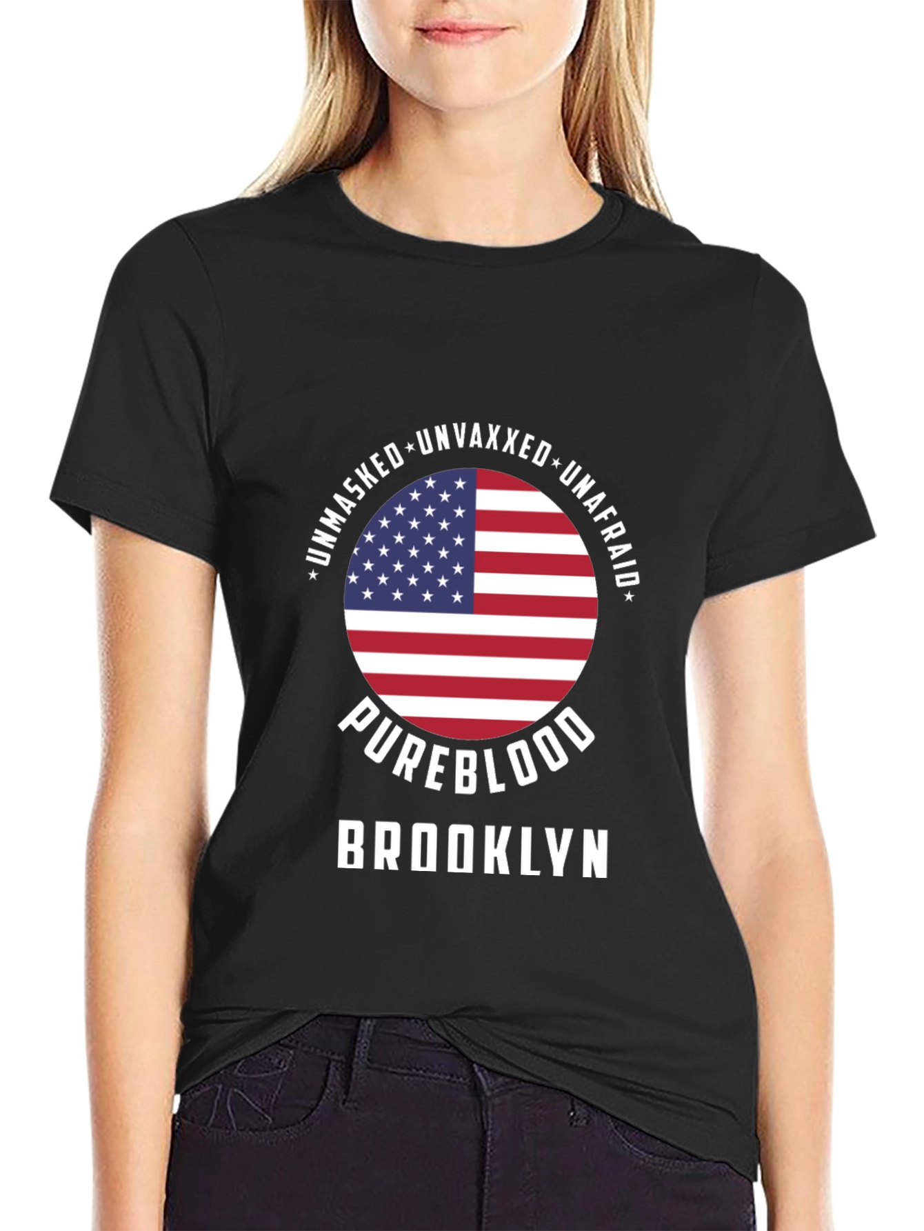 Pureblood Brooklyn T-Shirt - Unmasked Unvaxxed Unafraid