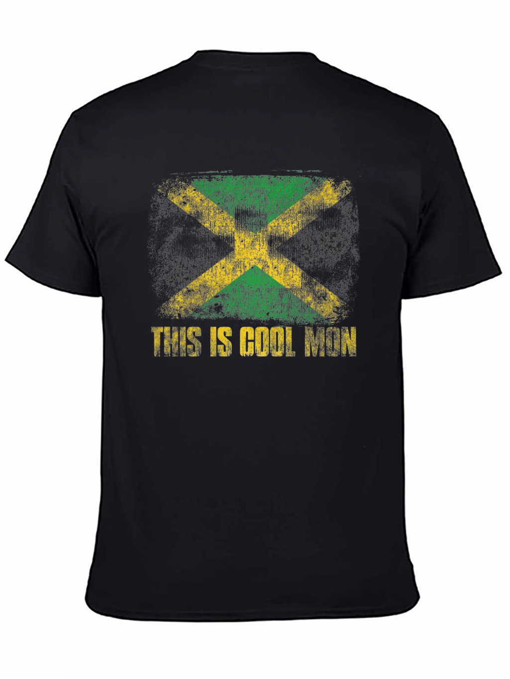 Cool Mon Jamaica Flag Graphic T-Shirt