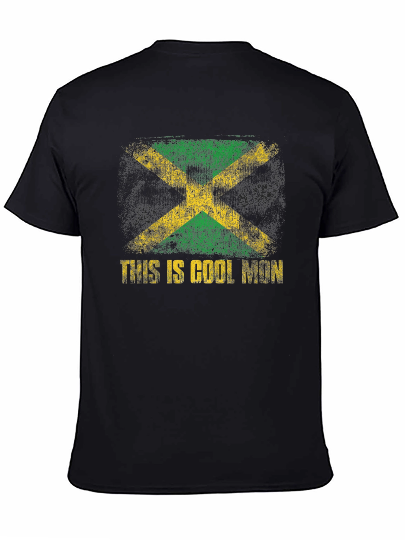 Cool Mon Jamaica Flag Graphic T-Shirt