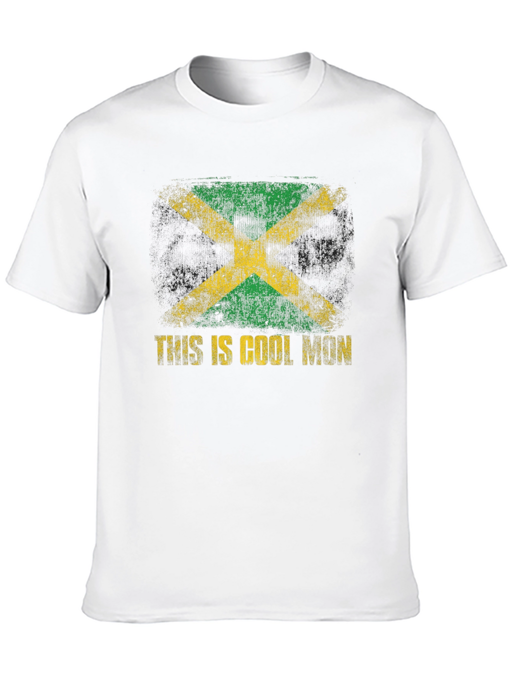 Cool Mon Jamaica Flag Graphic T-Shirt