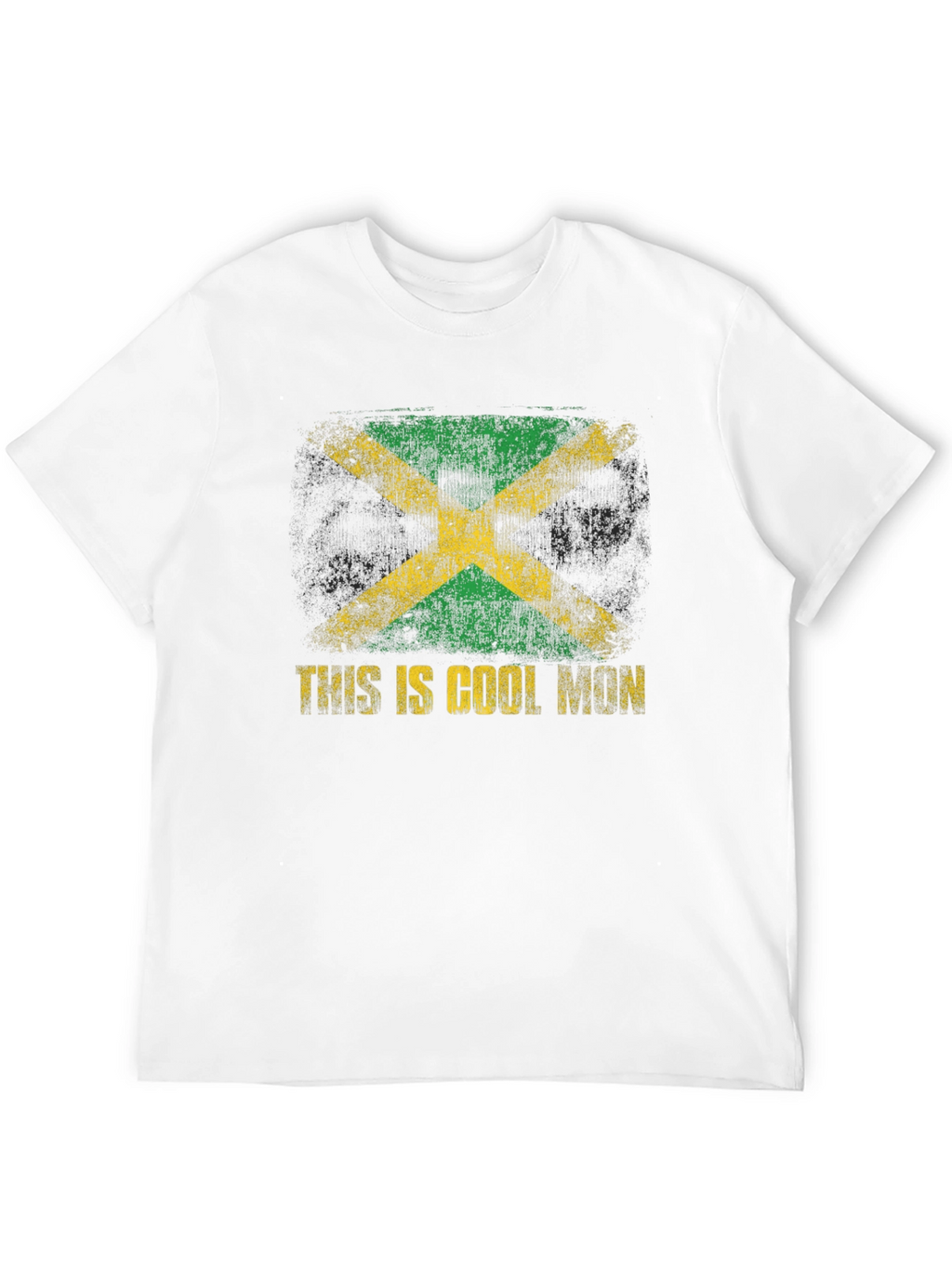 Cool Mon Jamaica Flag Graphic T-Shirt