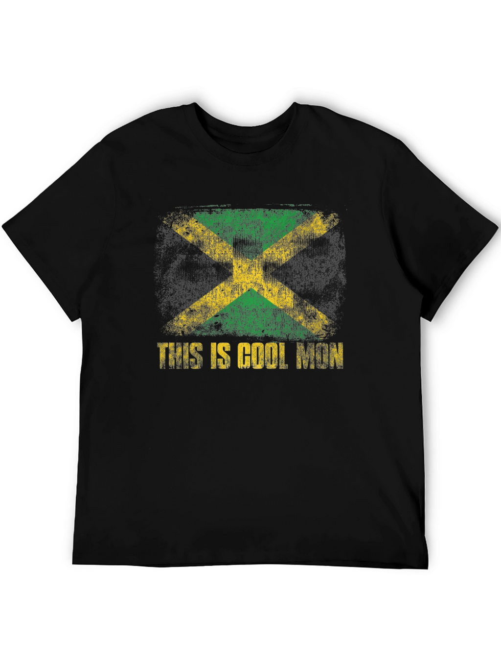 Cool Mon Jamaica Flag Graphic T-Shirt