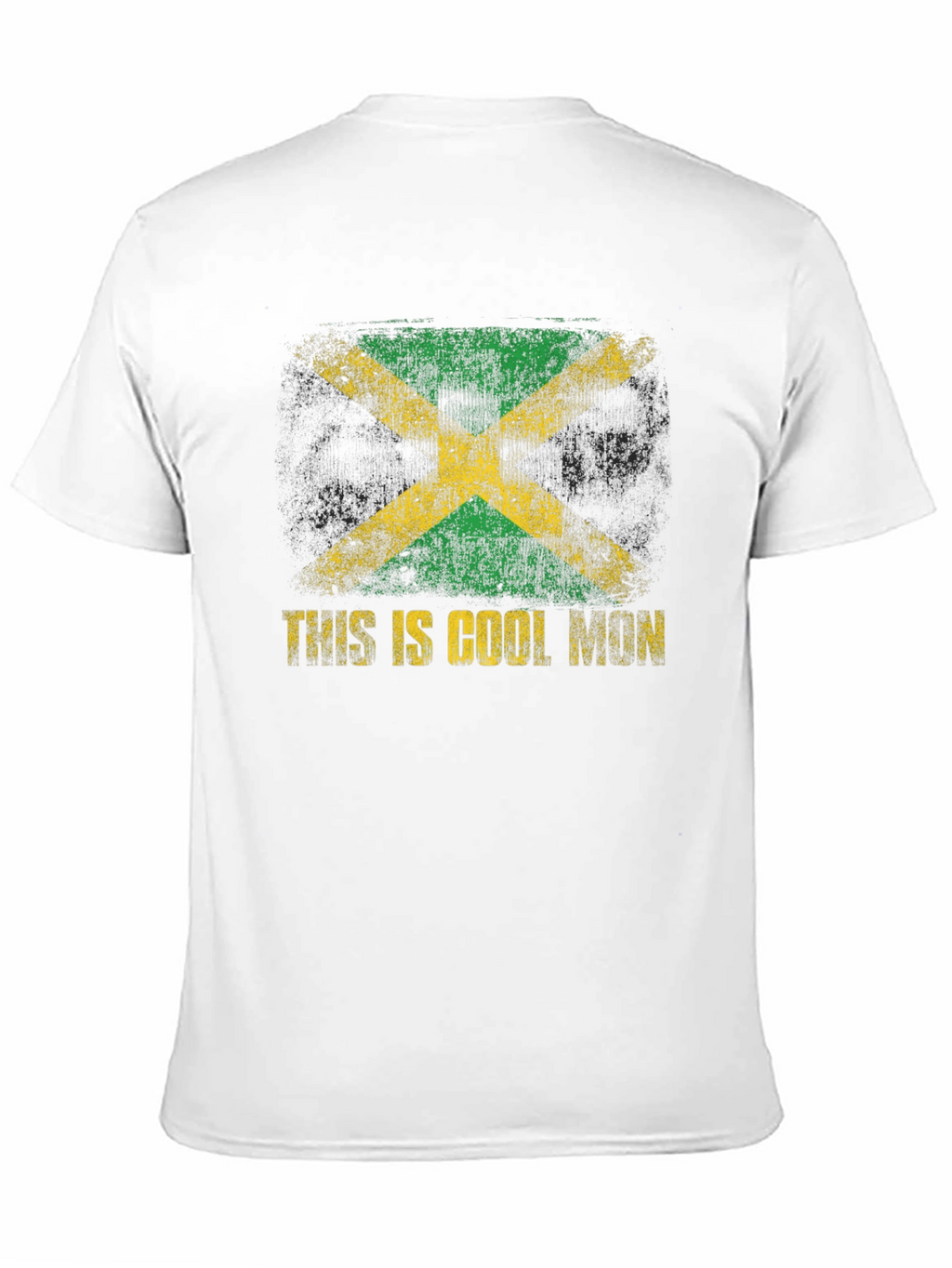 Cool Mon Jamaica Flag Graphic T-Shirt