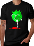 Help Me Earth T-Shirt - Black Graphic Tee