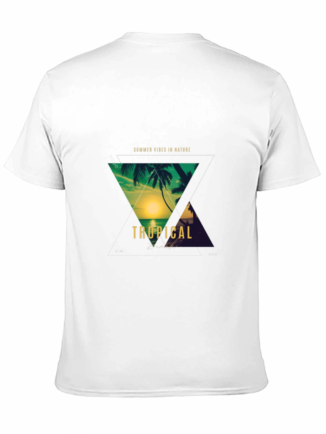 Tropical Vibes T-Shirt - Summer Nature Design