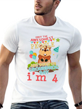 Awesome Groundhog Day 4th Birthday T-Shirt