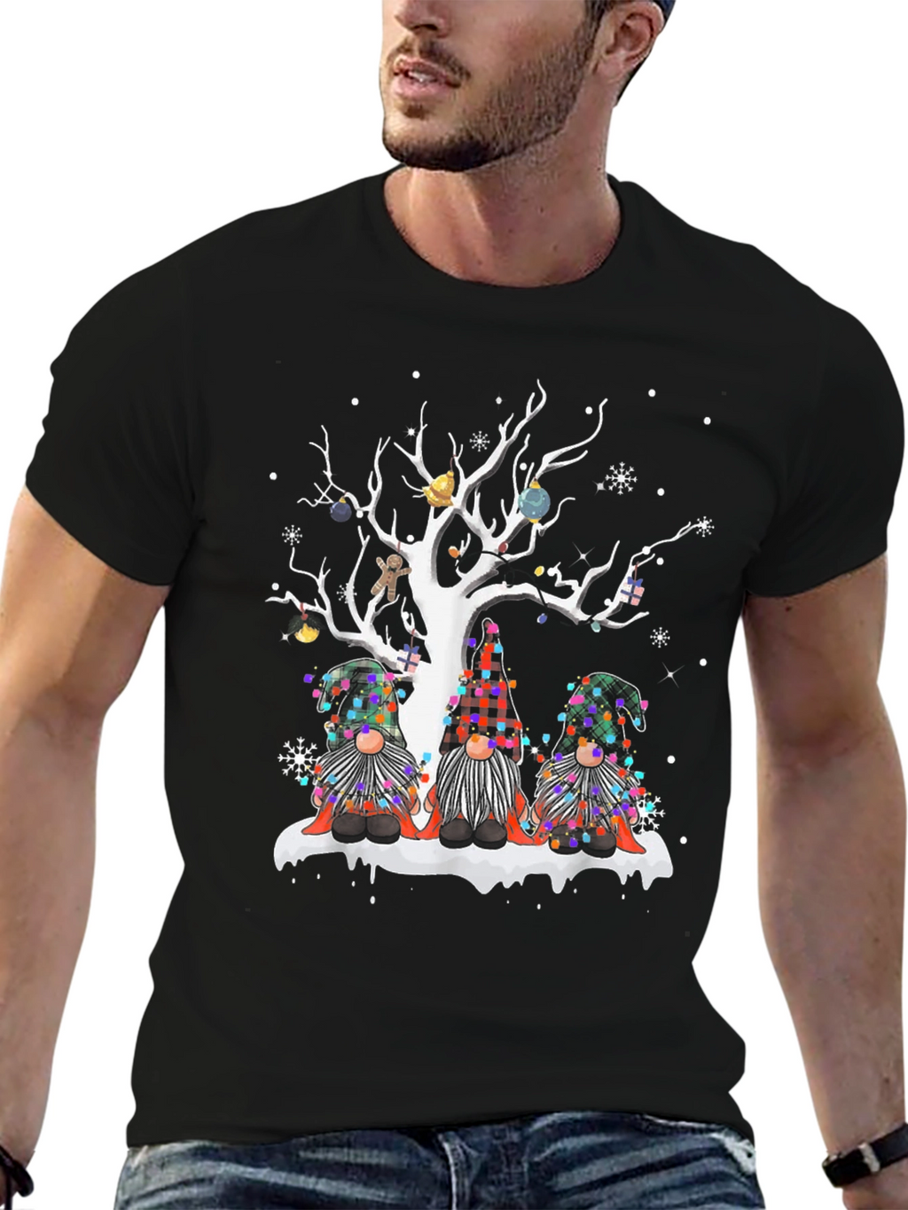 Festive Gnome Christmas T-Shirt