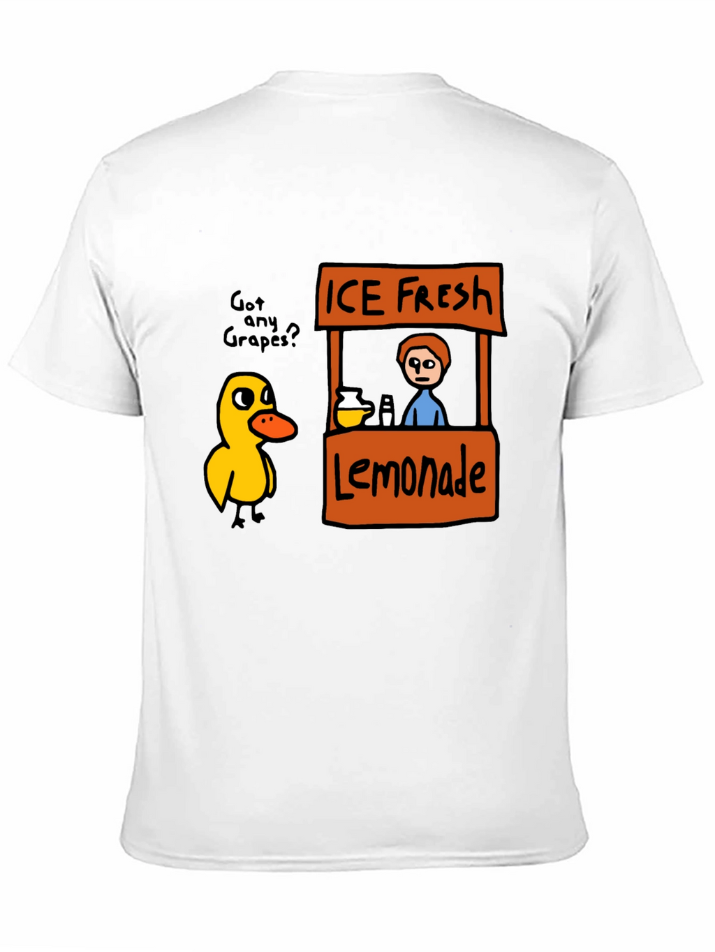 Funny Duck Lemonade Stand Graphic T-Shirt