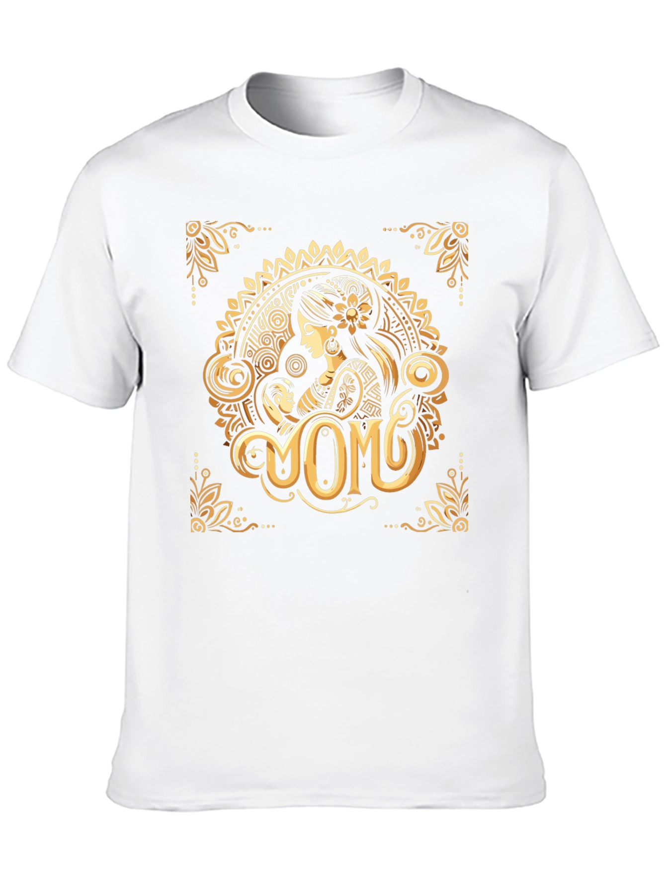 Elegant Momo Graphic Print Crew Neck T-Shirt