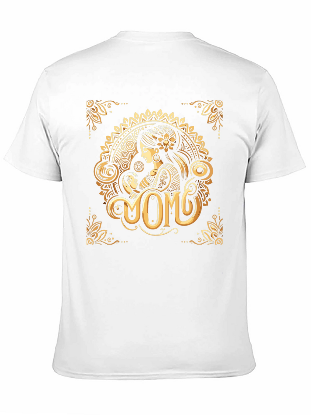 Elegant Momo Graphic Print Crew Neck T-Shirt