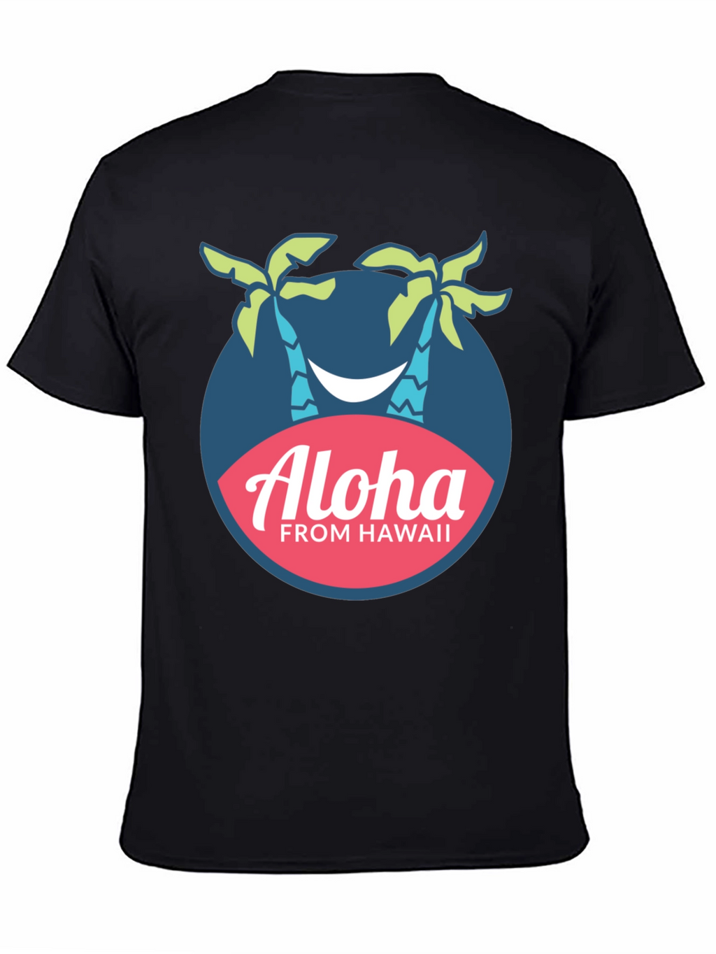 Aloha From Hawaii Palm Tree Graphic T-Shirt