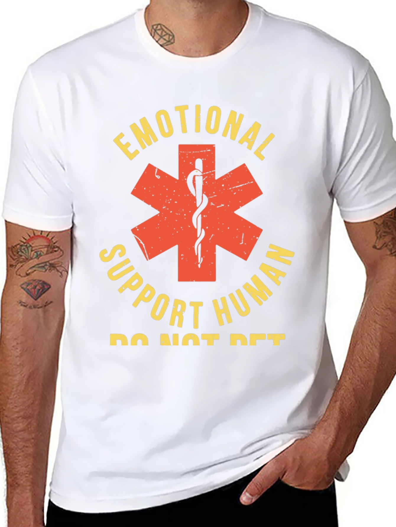 Emotional Support Human Graphic Tee