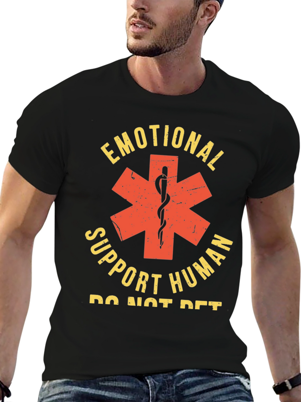 Emotional Support Human Graphic Tee