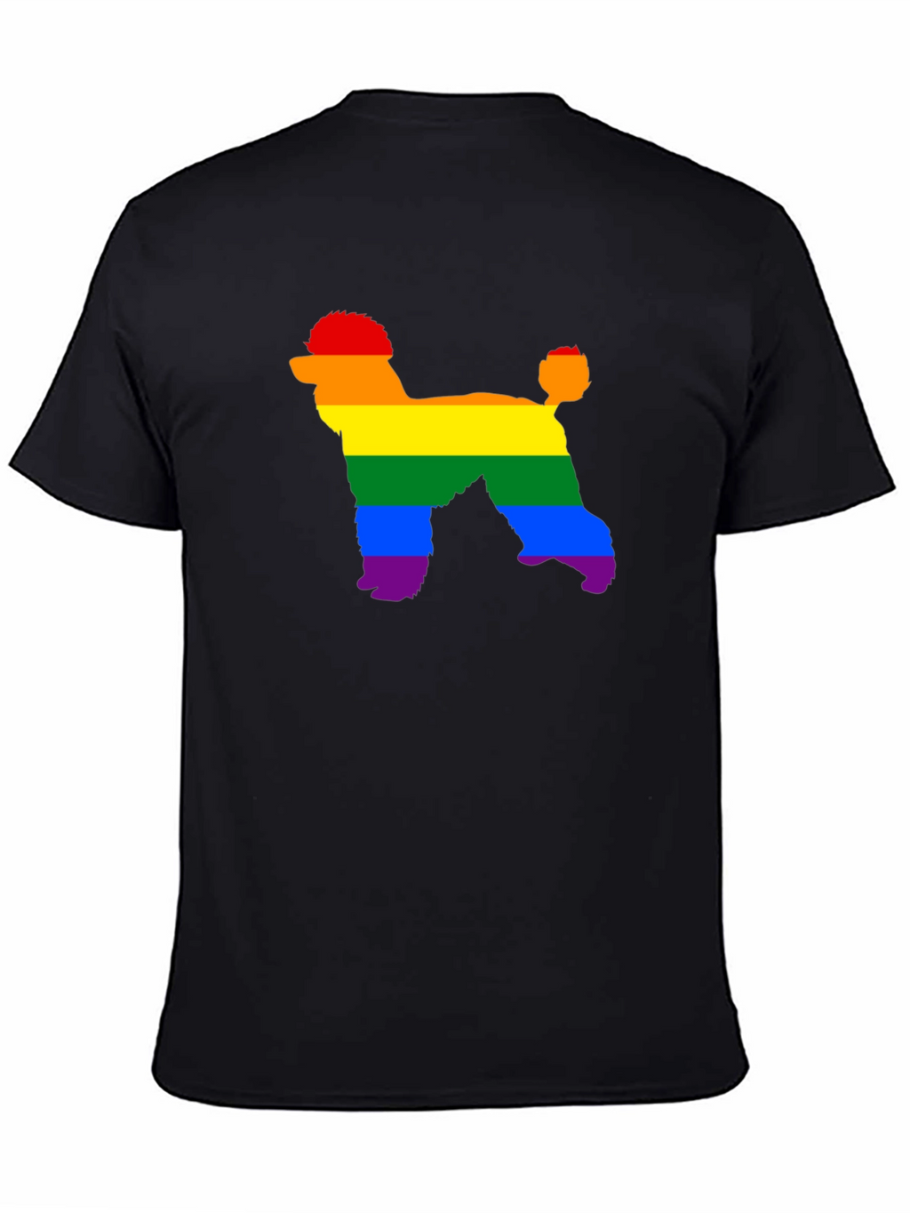 Rainbow Poodle T-Shirt - Pride Dog Tee