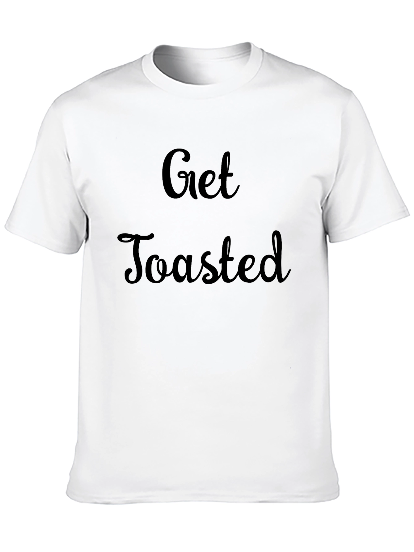 Get Toasted Black Graphic Tee