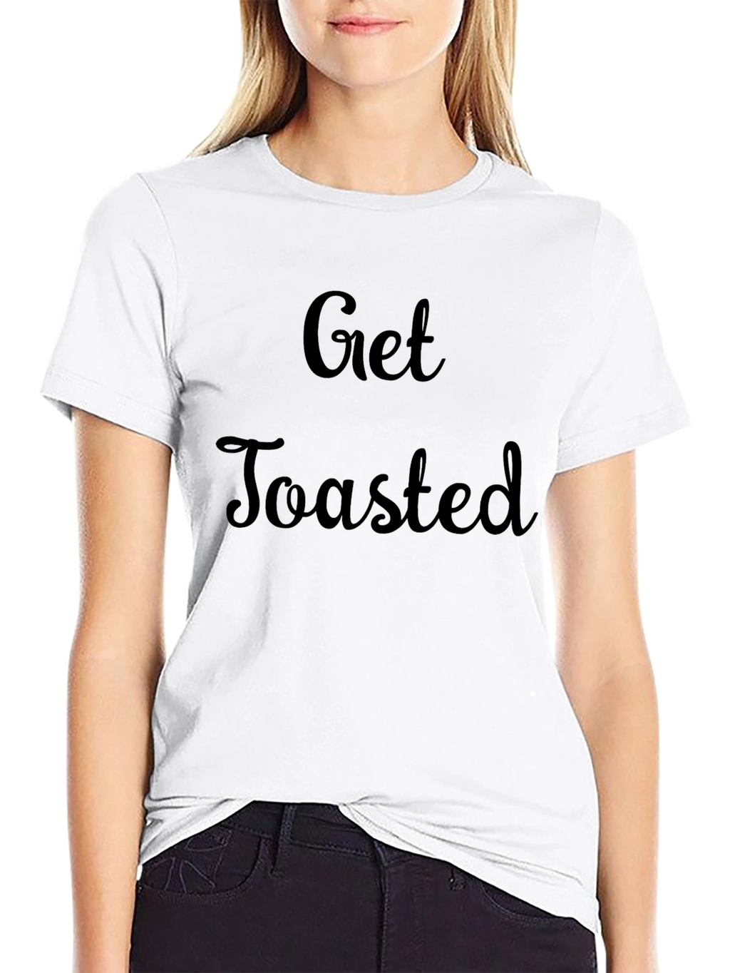 Get Toasted Black Graphic Tee